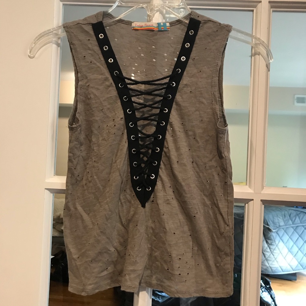Vintage Havana distressed top - Picture 1 of 3
